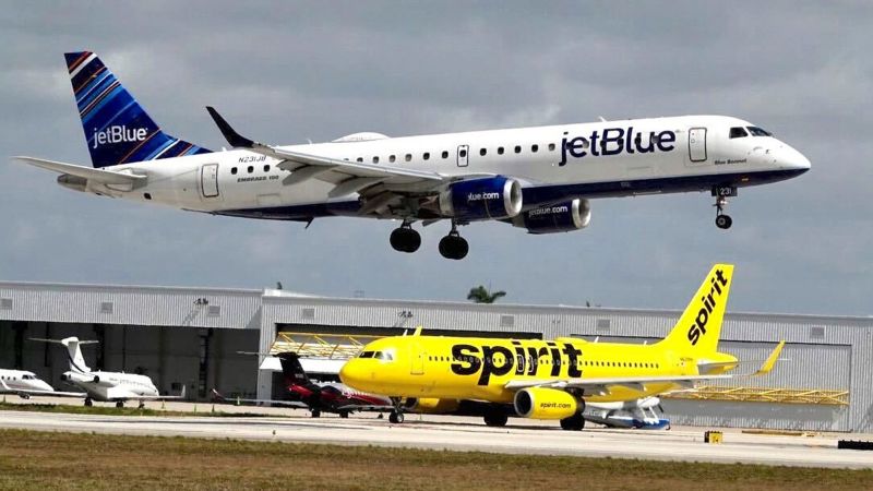 US Justice Department sues to block JetBlue’s purchase of Spirit Airlines | CNN Business