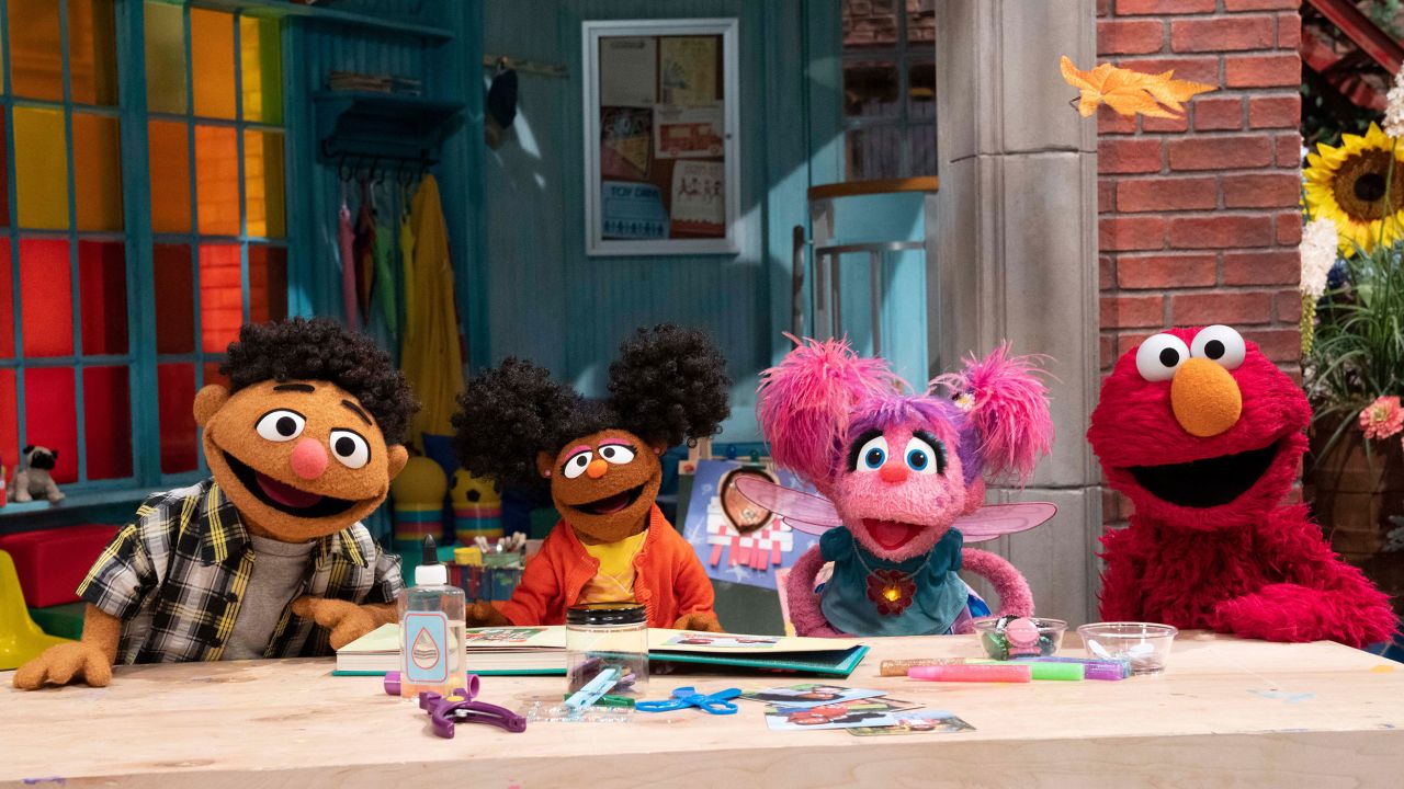 Piphus Peace's character Gabrielle (second from left) is a 6-year-old muppet who loves to sing and dance.
