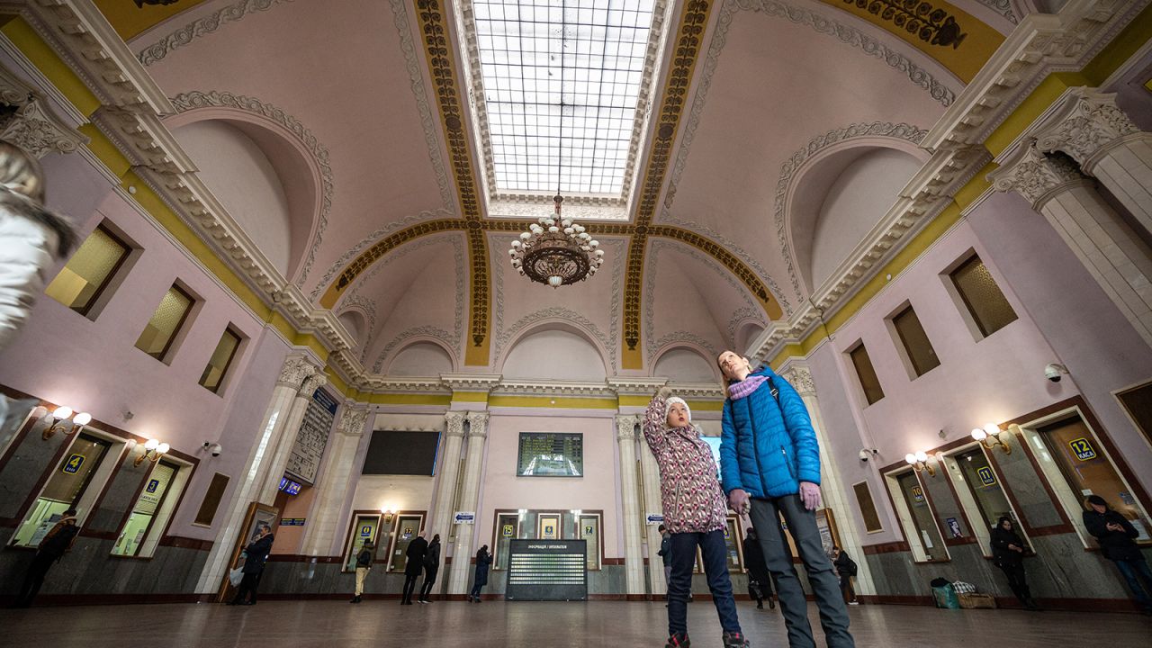 <strong>Pretty in pink: </strong>Lviv is home to Ukraine's most beautiful station, says Koen Berghuis.