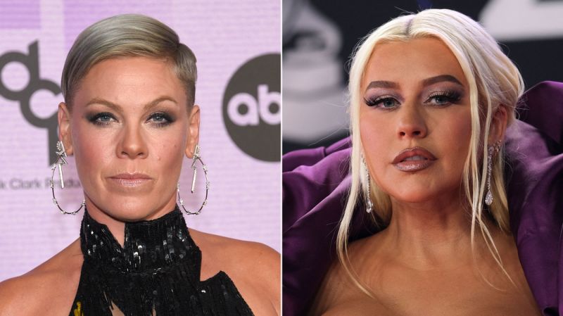 Watch: Pink addresses rumored feud with Christina Aguilera | CNN