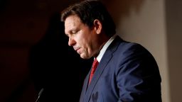 Florida Governor Ron DeSantis speaks after the primary election for the midterms during the "Keep Florida Free Tour" at Pepin's Hospitality Centre in Tampa, Florida, U.S., August 24, 2022.