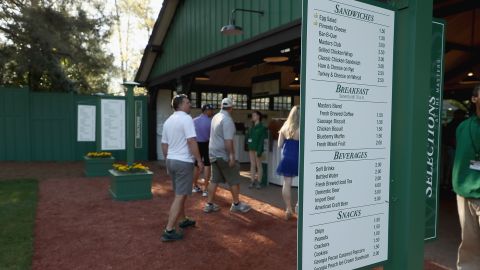 Sandwiches have headlined The Masters concessions menu for years.