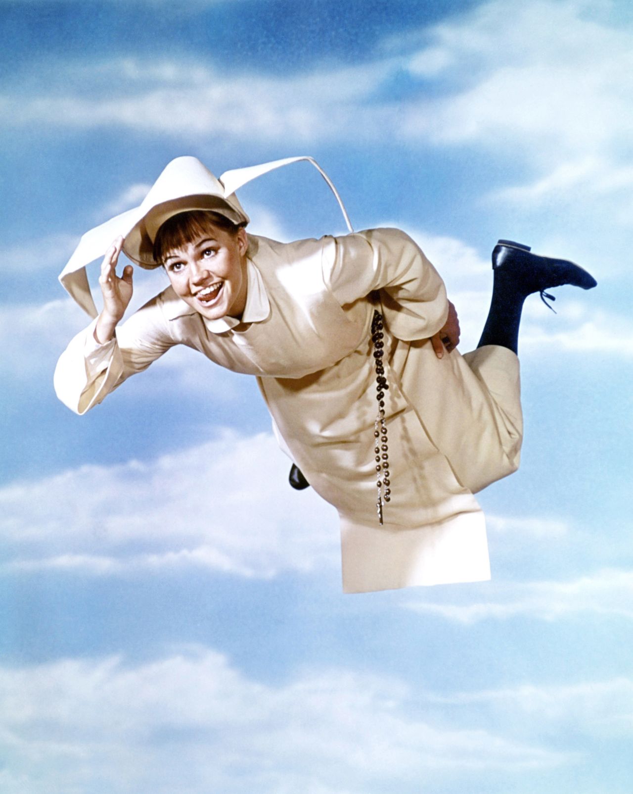 Field starred as Sister Bertrille in the TV sitcom "The Flying Nun" in 1967.