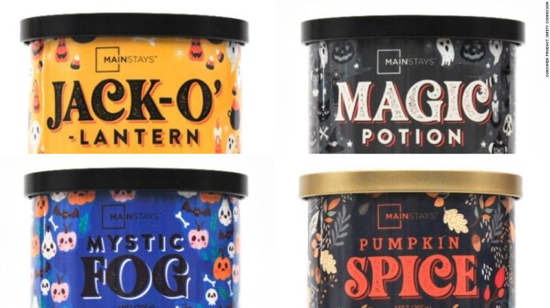 NextImg:Over 1 million Halloween-themed candles sold at Walmart are recalled due to glass breaking | CNN