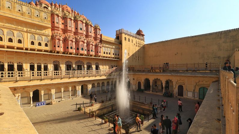 <strong>An Indian icon: </strong>The Hawa Mahal is part of the larger City Palace complex in the middle of Jaipur. According to Indian authorities in charge of the monument, roughly 1 million people visit Hawa Mahal each year. 