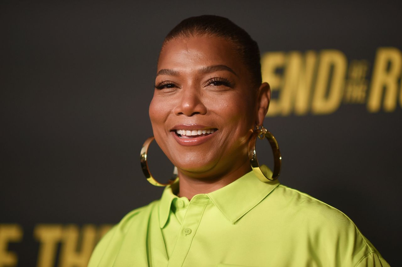 Queen Latifah arrives at the premiere of "End of the Road" on Tuesday, Sept. 6, 2022, at the Tudum Theater in Los Angeles. (Photo by Richard Shotwell/Invision/AP)