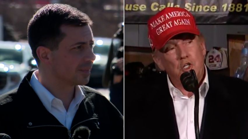 trump buttigieg east palestine ohio SPLIT