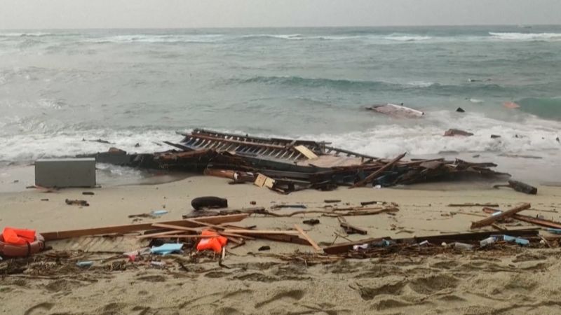 Police release haunting video of shipwreck that killed more than 50 migrants | CNN