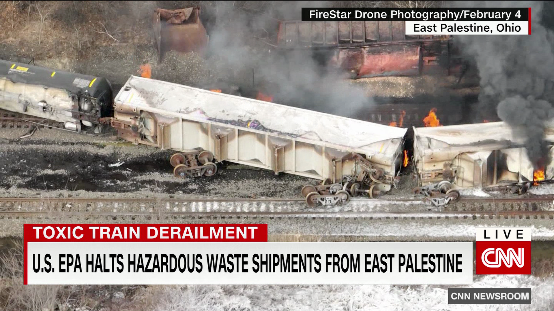 Residents near Ohio derailment diagnosed with bronchitis due to chemicals