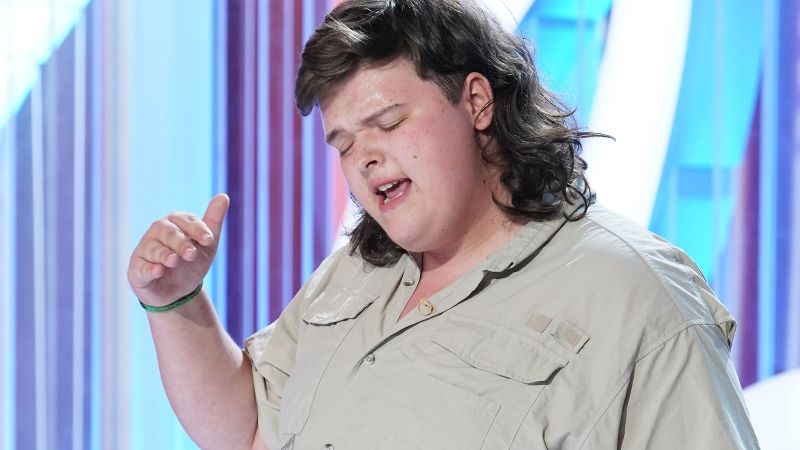 NextImg:Santa Fe High School shooting survivor Trey Louis honors hometown during 'American Idol' audition | CNN