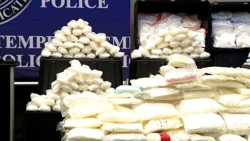 More than 4.5 million fentanyl pills, 3,000 pounds of methamphetamine seized in Arizona investigation, DEA says | CNN