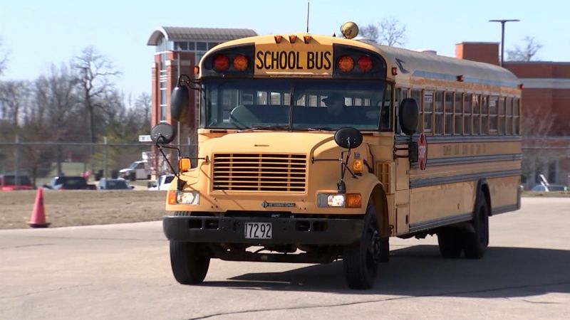 See driver leap into action to save child exiting school bus | CNN