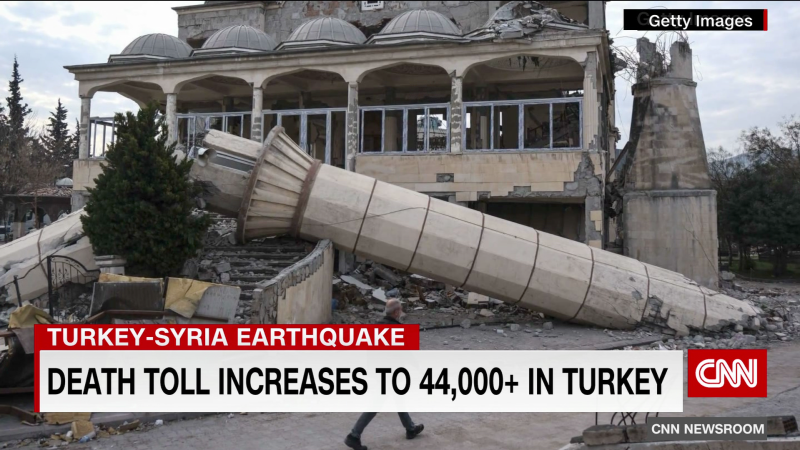 Death toll increases to 44,000+ in Turkey | CNN