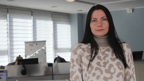 Marina Lypovetska is the head of projects at Magnolia, a Ukrainian NGO which specializes in cases of missing children.