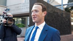 Meta Platforms Chief Executive Mark Zuckerberg leaves federal court after attending the Facebook parent company's defense of its acquisition of virtual reality app developer Within Inc., in San Jose, California, U.S. December 20, 2022. 