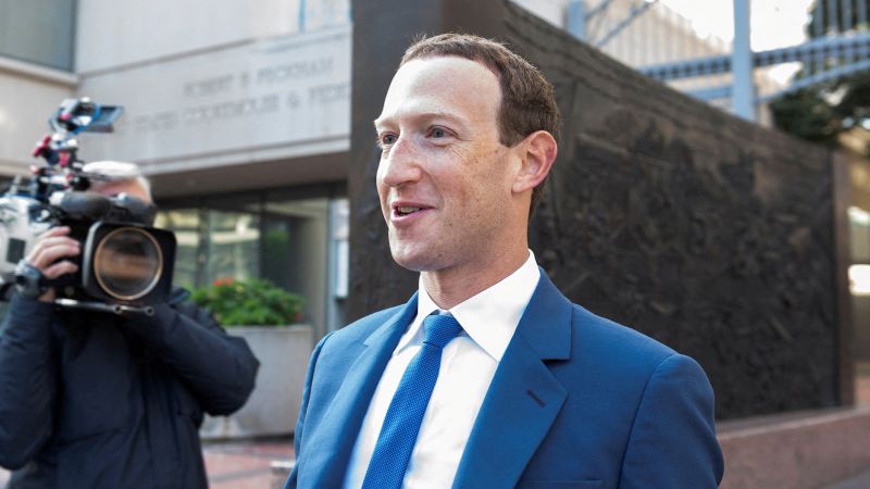 NextImg:Mark Zuckerberg looks to 'turbocharge' Meta's AI tools after viral success of ChatGPT | CNN Business
