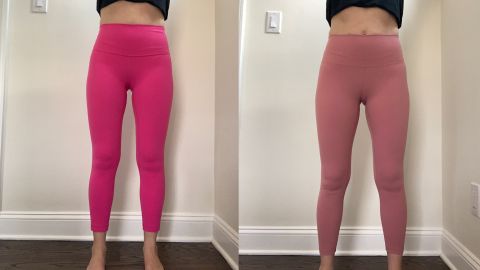 Lululemon's Align leggings (left) and Colorfulkoala Buttery Soft leggings (right)