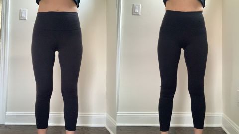 Lululemon's Align leggings (left) and Colorfulkoala's leggings (right)