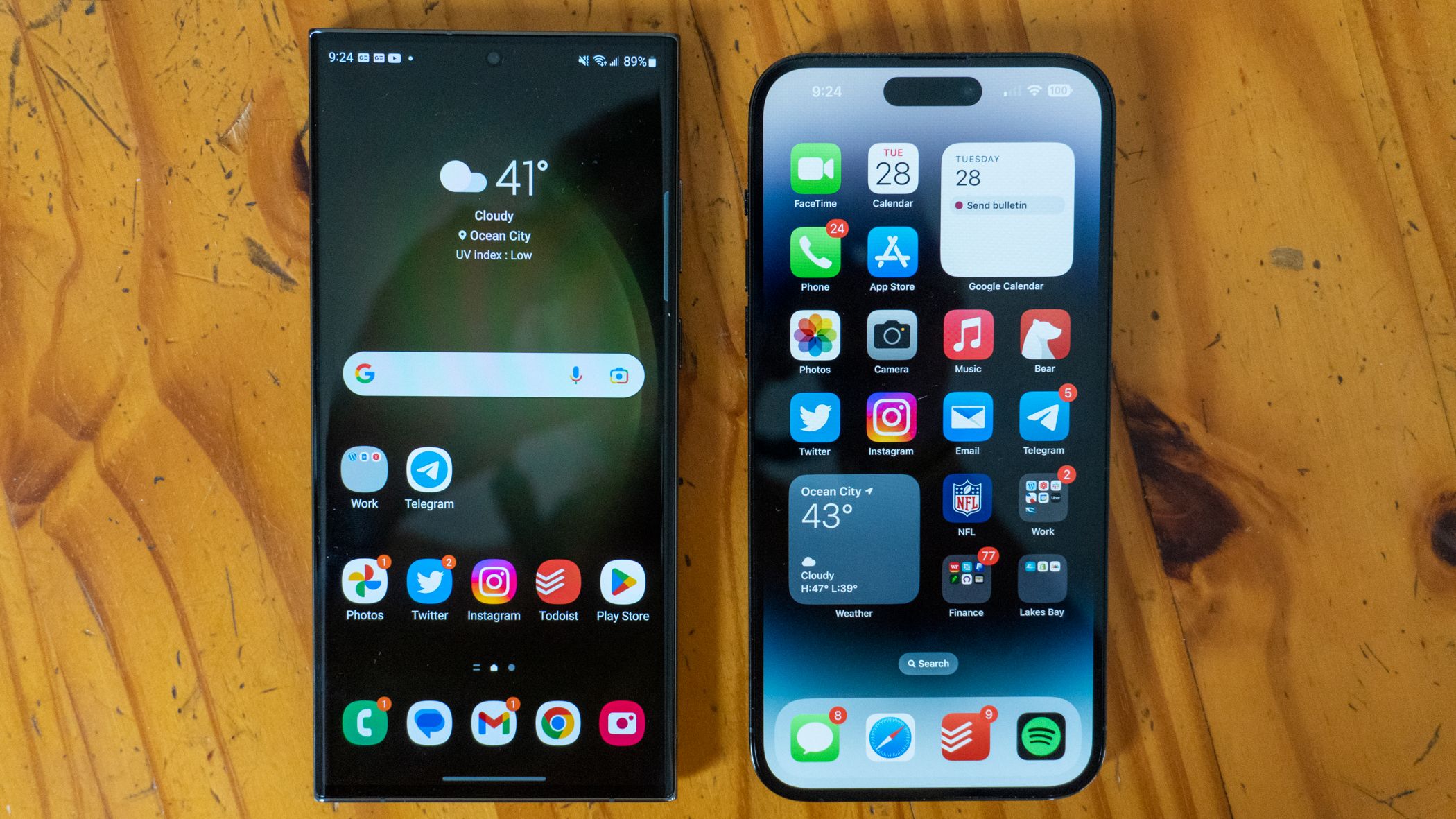  A comparison of the iPhone 14 Pro Max, Samsung Galaxy S23 Ultra, Google Pixel 7 Pro, and OnePlus 11 smartphones, all of which feature video stabilization.