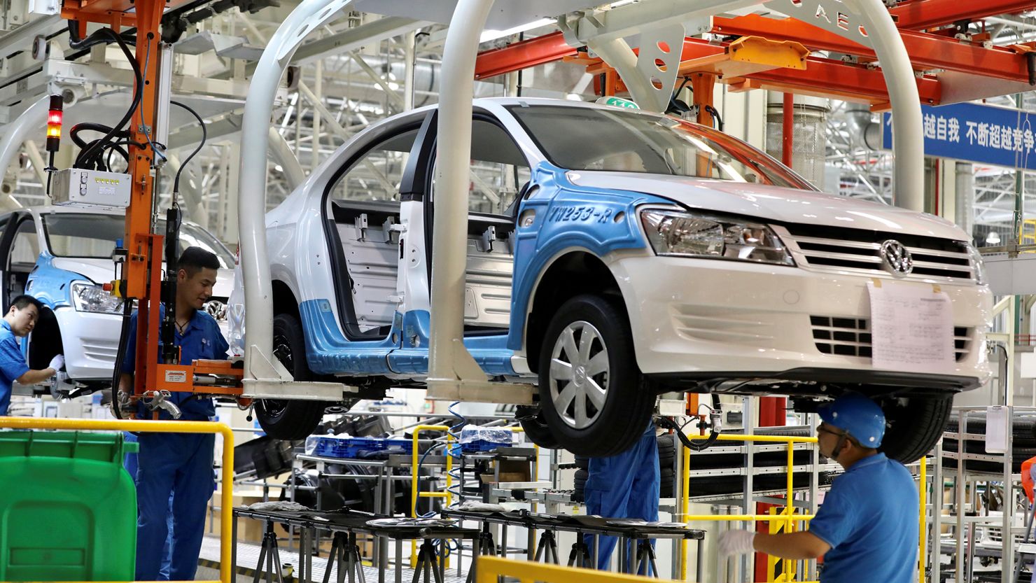 Volkswagen operates its plant in Urumqi, Xinjiang as a joint venture with China's SAIC Motor. 