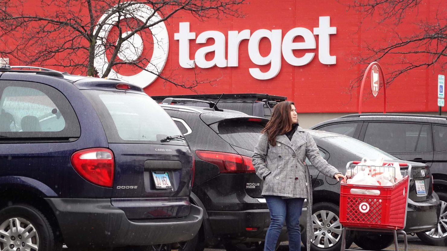 Target said customers are pulling back.