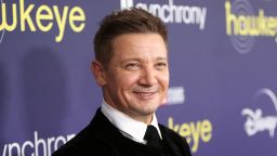 LOS ANGELES, CALIFORNIA - NOVEMBER 17: Jeremy Renner attends the Hawkeye Los Angeles Launch Event at El Capitan Theatre in Hollywood, California on November 17, 2021. (Photo by Jesse Grant/Getty Images for Disney)