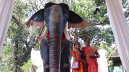 Kerala Temple First to Celebrate 'Nadayiruthal' of Lifelike Mechanical Replacement Elephant