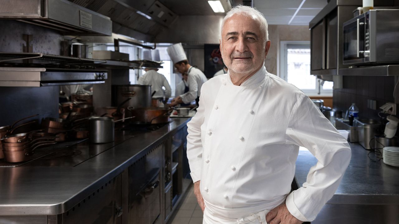 French chef Guy Savoy's Paris restaurant maintained its three-star Michelin status for two decades.