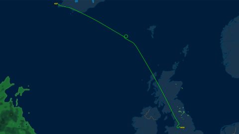 Northern lights: 2 flights made unscheduled loops within the sky Northern lights: 2 flights made unscheduled loops within the sky