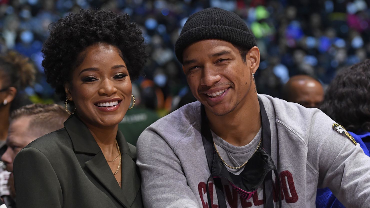 Keke Palmer and Darius Jackson, here in 2022, have welcomed their first child.