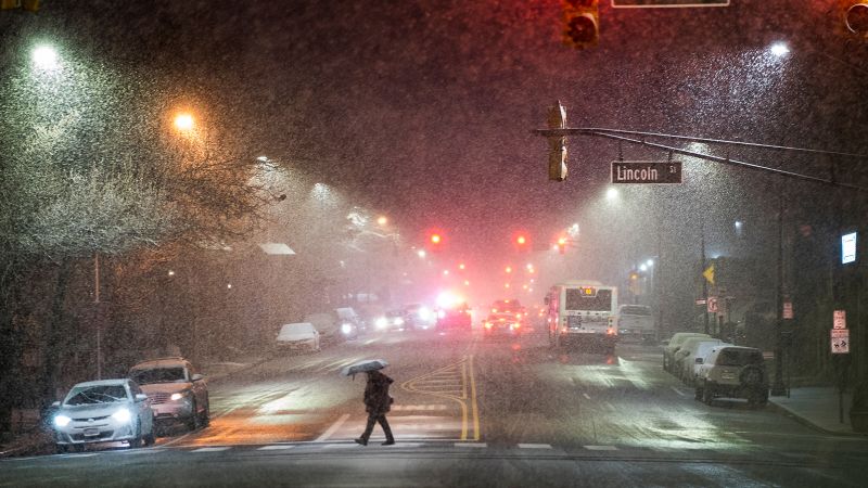 NextImg:West Coast and Northeast brace for snow and dangerous road conditions as more storms lash US | CNN