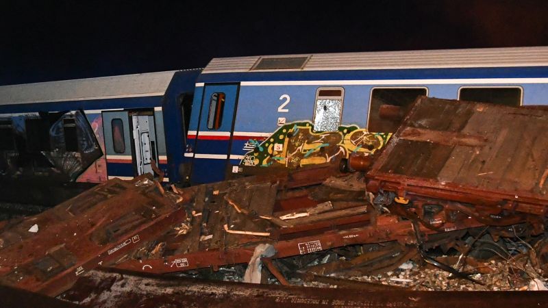 At least 32 dead, 85 injured as trains collide in Greece | CNN