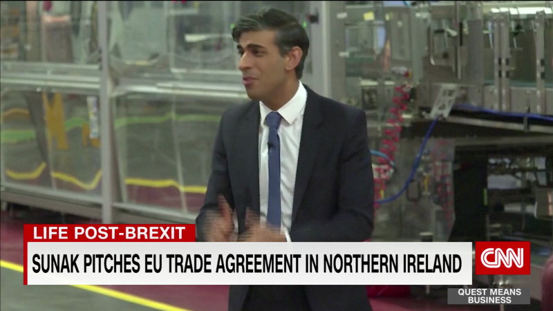 UK Prime Minister Rishi Sunak visits Northern Ireland | CNN Business