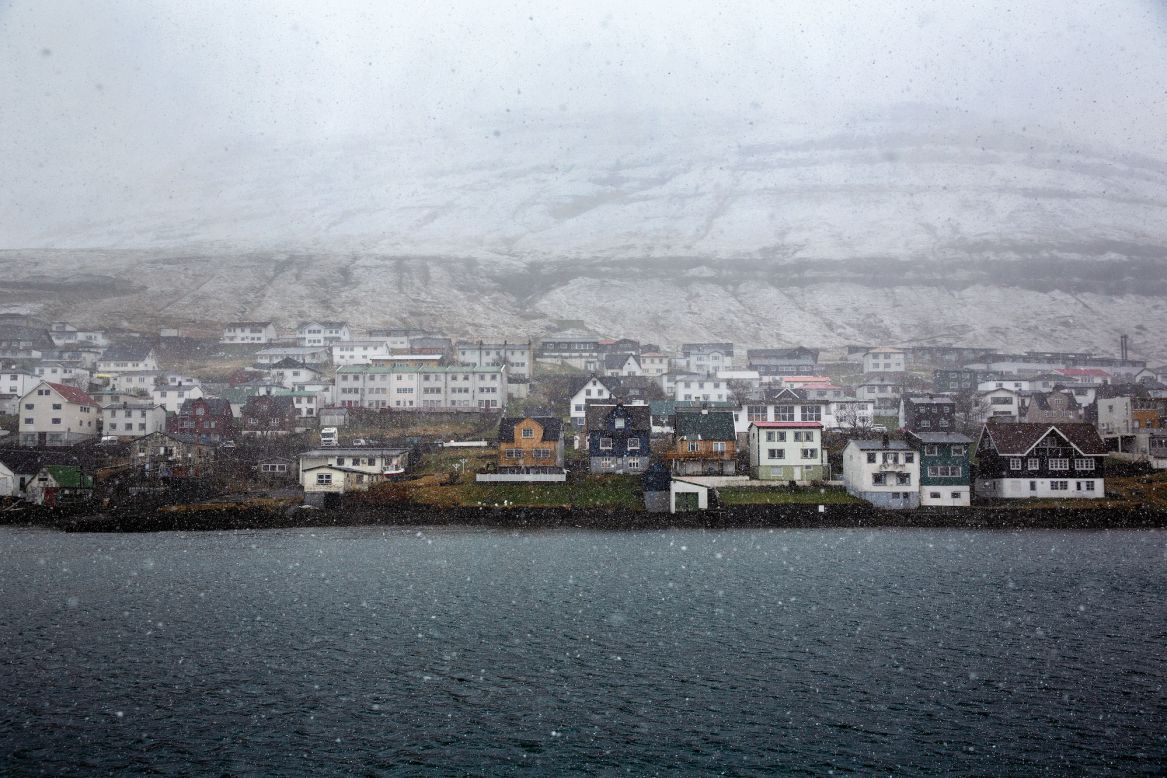 The Faroe Islands' second-largest town, Klaksvík.