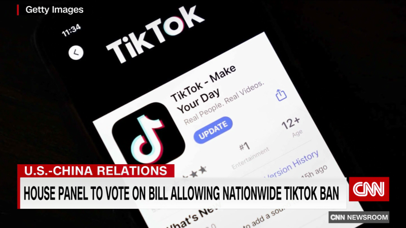 House panel to vote on bill allowing nationwide Tiktok ban | CNN Business
