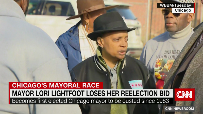 Chicago Mayor Lori Lightfood loses reelection bid | CNN