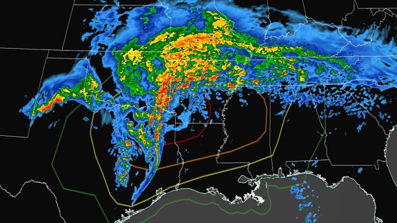 A severe thunderstorm outbreak threatens 45 million across the South Thursday, packing damaging winds and possible strong tornadoes | CNN