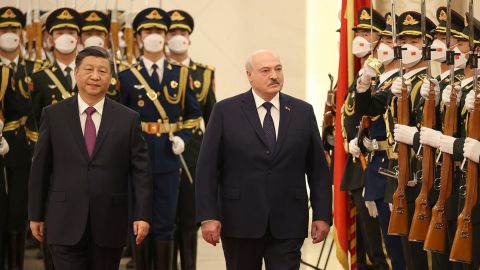 Lukashenko said he fully supports Beijing's