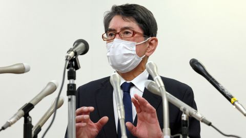 Makoto Yamada, president of the Daimaru Besso inn, apologized for the poor hygiene standards at a press conference on Tuesday.