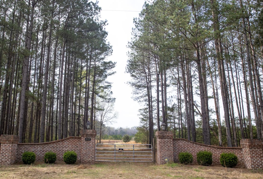 The entrance to the house at the Murdaugh Moselle property is seen  on March 1, 2023. 