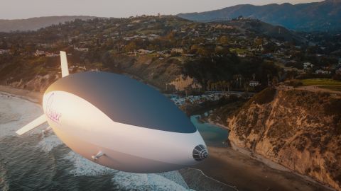 California-based company H2 Clipper is currently developing an airship (pictured here in a render) that uses hydrogen for lift.