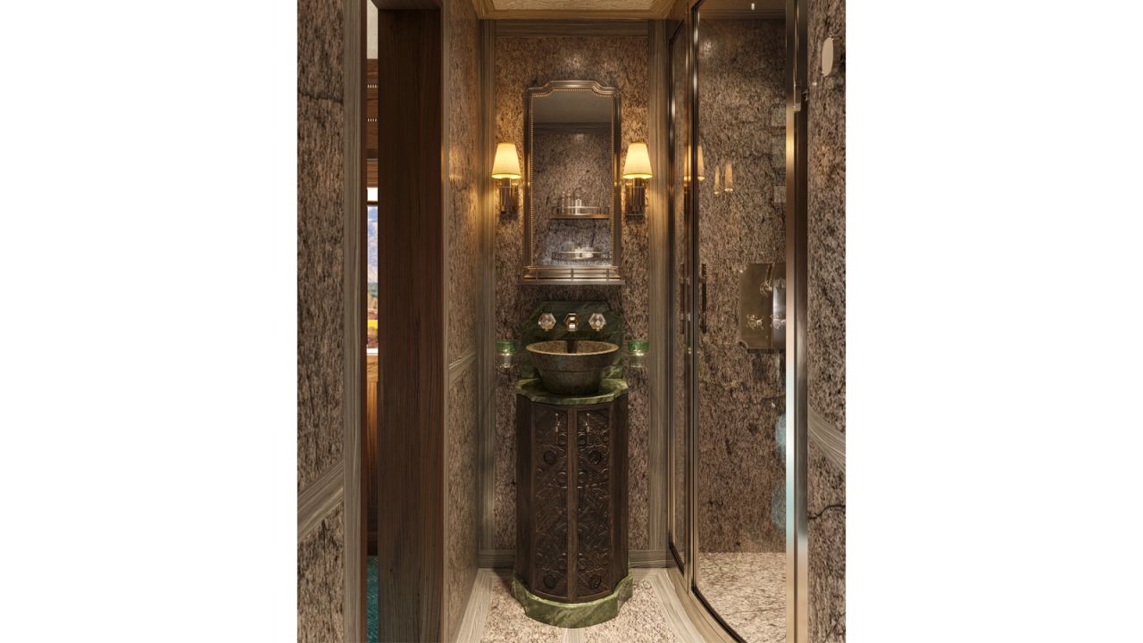 This rendering shows what the en suite facilities will look like.