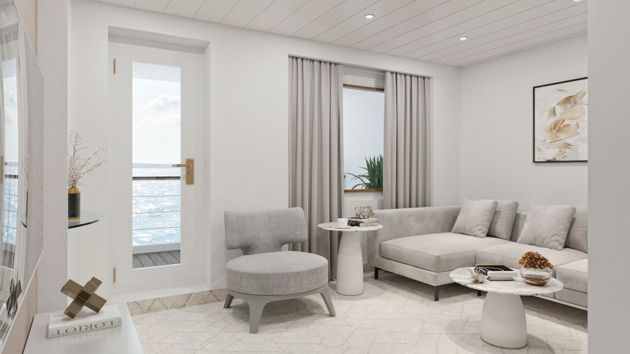 The suites are the size of a small apartment.