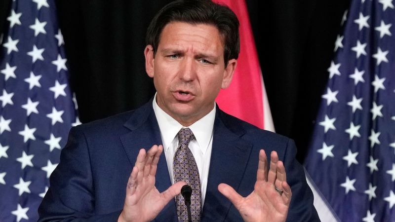 NextImg:DeSantis says GOP will not 'mess with Social Security,' as Democrats and Trump slam his past support for privatization | CNN Politics