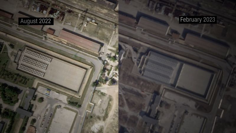 Satellite images show changes Russia are making to occupied nuclear plant  | CNN