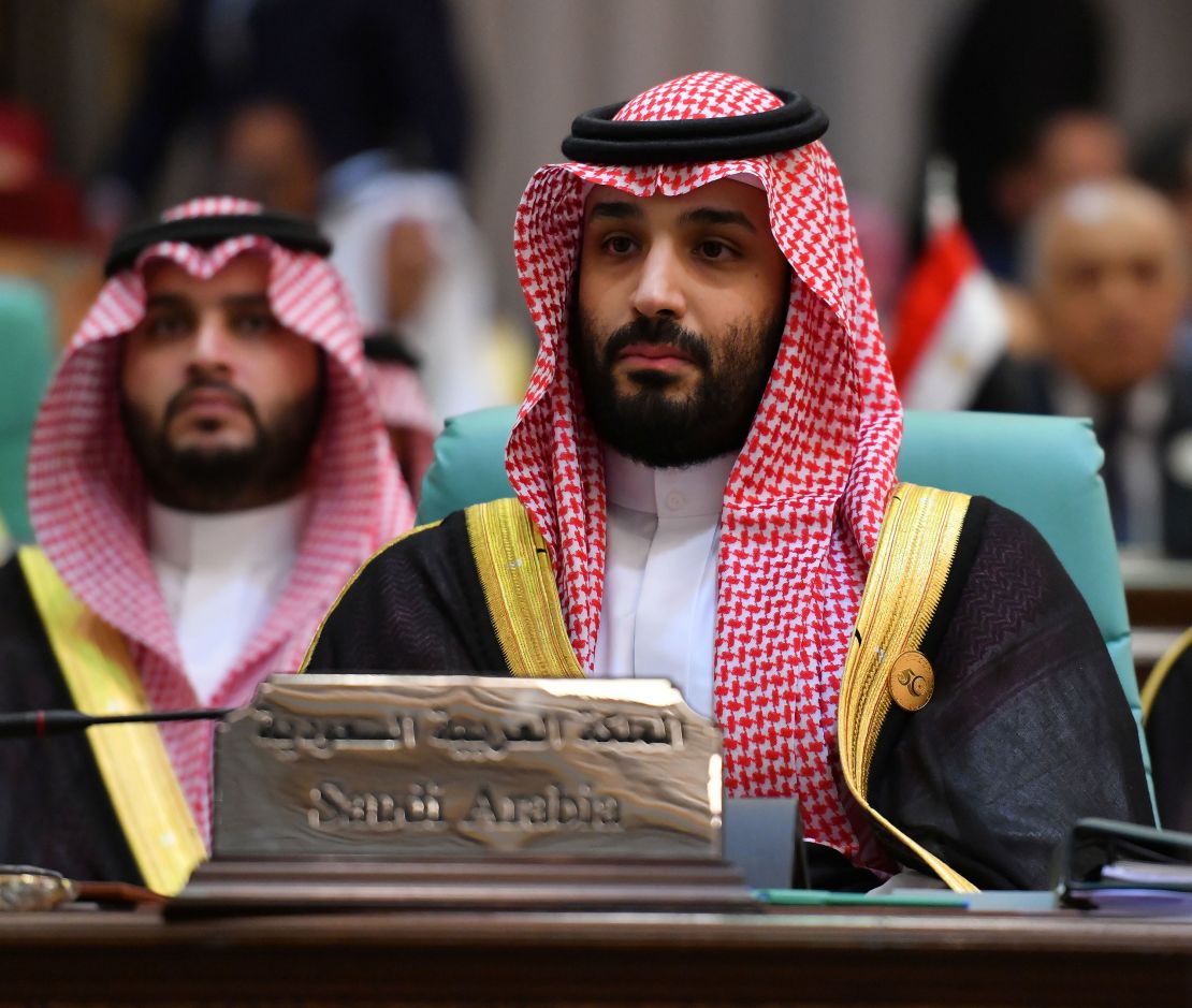 Crown Prince of Saudi Arabia Mohammad bin Salman attends the 14th Islamic summit of the Organisation of Islamic Cooperation (OIC) in Mecca, Saudi Arabia on June 1, 2019.