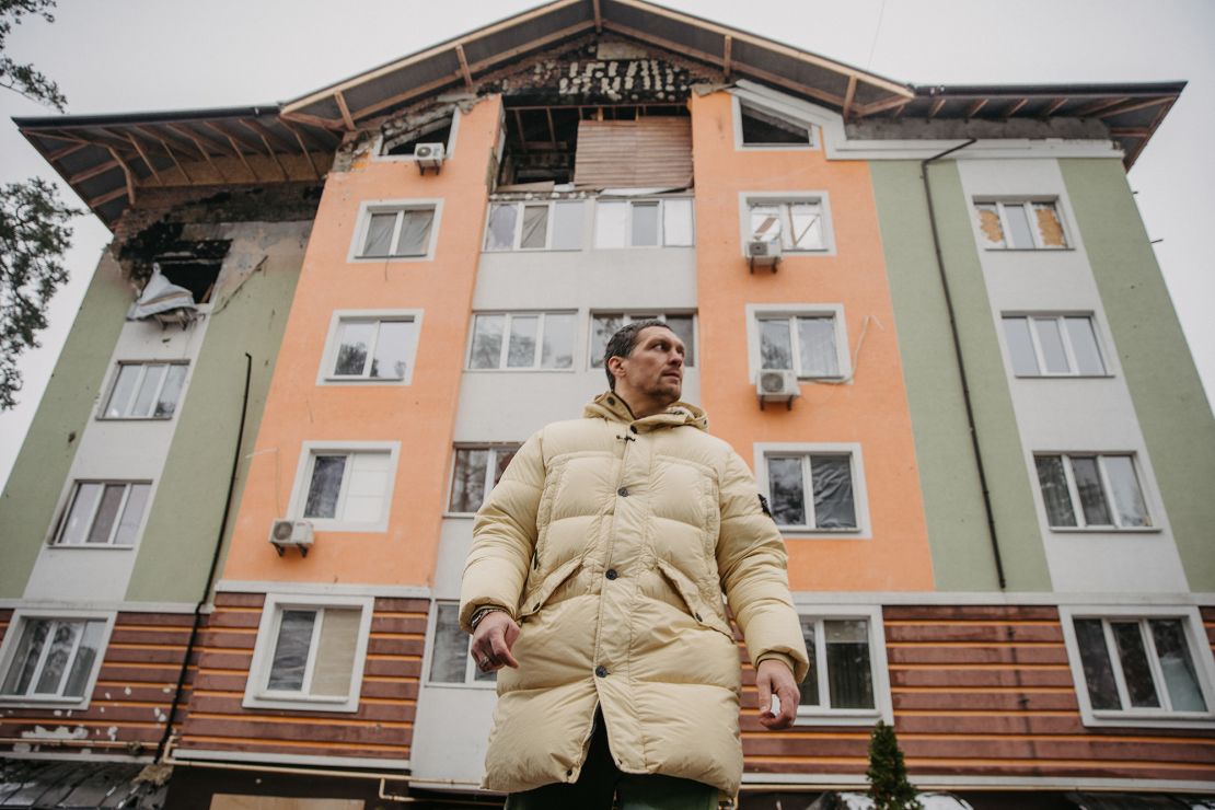 Oleksandr Usyk says he will continue to use his platform to help Ukraine.