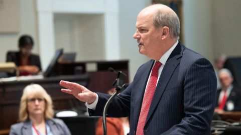 Defense attorney Jim Griffin gives his closing arguments in Alex Murdaugh's double murder trial on Thursday, March 2, 2023.