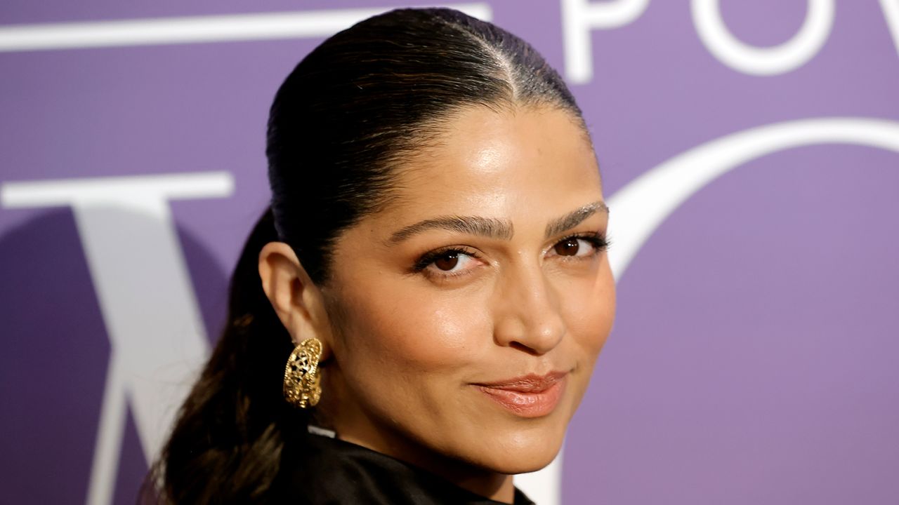 Camila Alves McConaughey, seen here in 2021 in Los Angeles, was among passengers on a recent turbulent flight that had to be rerouted. 
