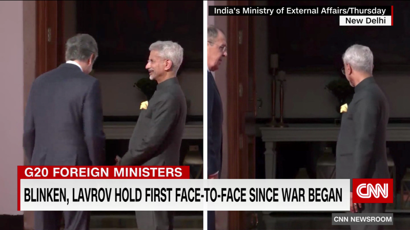 Blinken meets Lavrov in person for first time since start of war | CNN
